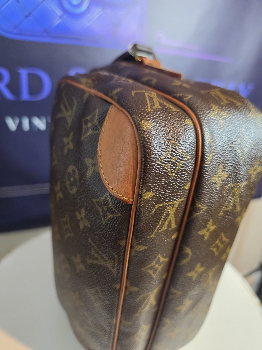 Louis Vuitton Monogram Canvas Toiletry Bag in Brown and Tan - Picture 8 of 12